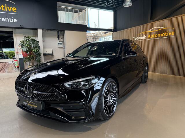 Mercedes-Benz C-KLASSE Estate 200 AMG Line | Panorama dak | Cruise Control | in Nieuwstaat ! | AMG VELGEN | Benzine , Elektrisch