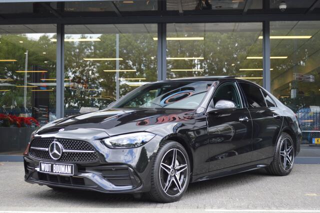 Mercedes-Benz C-KLASSE 300 e AMG Led Leder Panorama Memory Camera 360 Head-Up Keyless Pdc