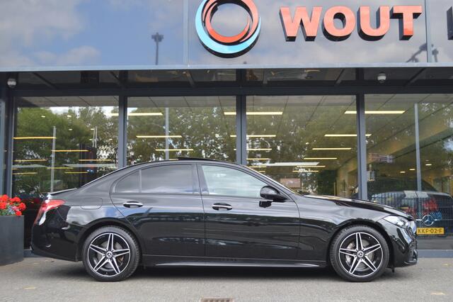 Mercedes-Benz C-KLASSE 300 e AMG Led Leder Panorama Memory Camera 360 Head-Up Keyless Pdc