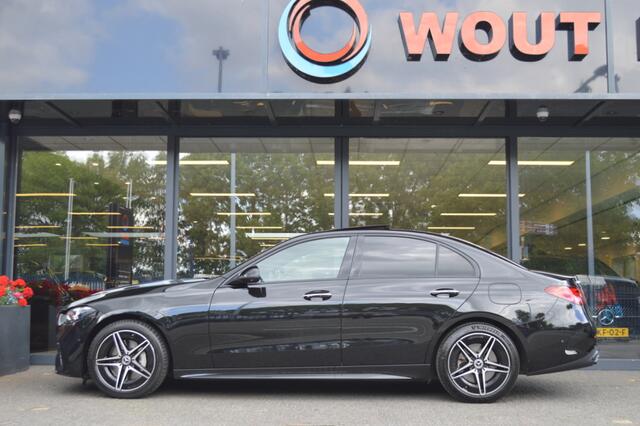 Mercedes-Benz C-KLASSE 300 e AMG Led Leder Panorama Memory Camera 360 Head-Up Keyless Pdc