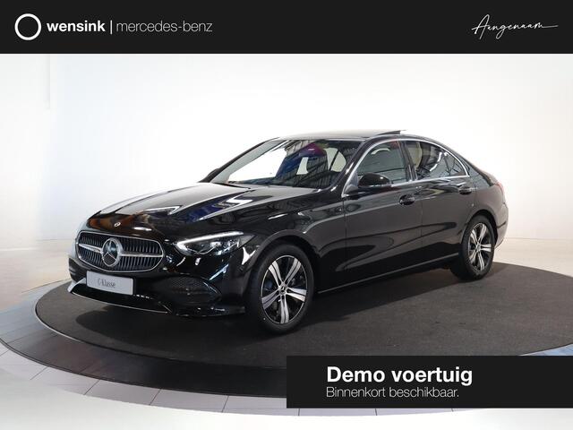 Mercedes-Benz C-KLASSE 180 Business Solution | Panoramaschuifdak | Trekhaak | Achteruitrijcamera | Verwarmde stoelen | Led-koplampen