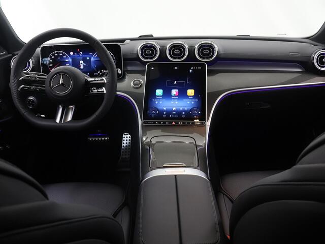 Mercedes-Benz C-KLASSE Estate 300e Business Solution AMG | Night | Panoramaschuifdak | AMG Line Plus | Head-up | Burmester | Trekhaak |