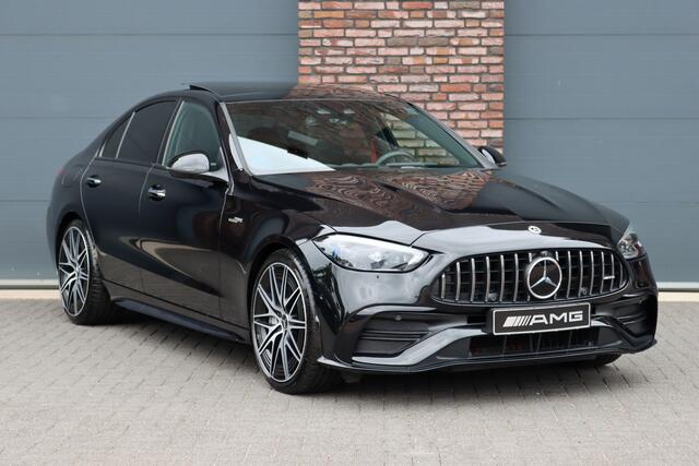 Mercedes-Benz C-KLASSE AMG 43 4MATIC | 408pk | Achterasbesturing | Distronic+ | Carbon | Panoramadak | Sportpakket | HUD | Surround Camera | Digital Light | Burmester | Luchtkwaliteitspakket |