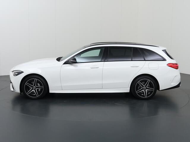 Mercedes-Benz C-KLASSE Estate 300 e AMG Line | Night | Panoramadak | Trekhaak | Headup | Rijassistentiepakket Plus |