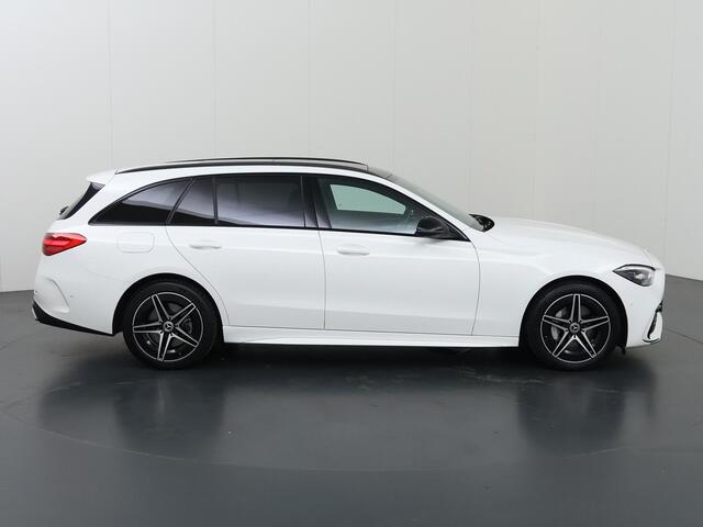 Mercedes-Benz C-KLASSE Estate 300 e AMG Line | Night | Panoramadak | Trekhaak | Headup | Rijassistentiepakket Plus |