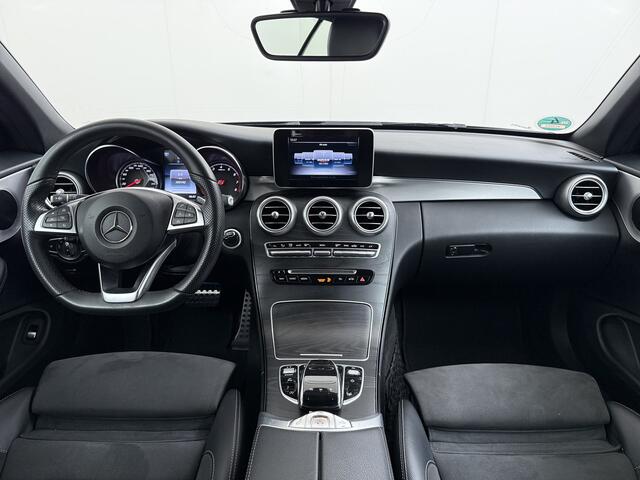 Mercedes-Benz C-KLASSE Cabrio 200 184PK Automaat AMG Premium Plus Air Scarf Stoelverwarming Navi Ecc Cruise Control Pdc Lmv Led Isofix Bluetooth Elek.Stoelen