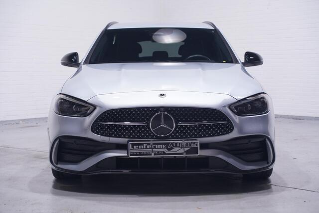Mercedes-Benz C-KLASSE Estate 200 Launch Edition AMG Line NAP 1e eigen. nw.prijs:63750.- Navigatie premium-pack wegklapbare-trekhaak electrische-achterklep electrisch verstelbare voorstoelen met memo private-glas ECC led-verlichting ACC 360-camera DAB-ontvangst kevlar-inlegdele