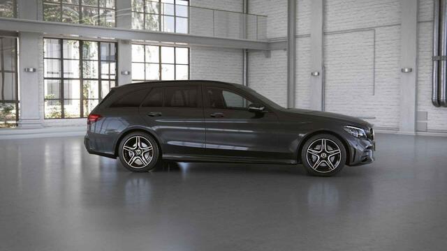 Mercedes-Benz C-KLASSE Estate 180 Business Solution AMG | Panoramadak | Night pakket | Trekhaak | Zadelbruin interieur |