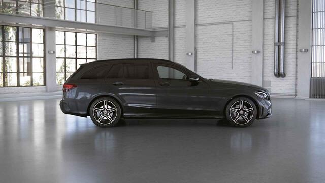 Mercedes-Benz C-KLASSE Estate 180 Business Solution AMG | Panoramadak | Night pakket | Trekhaak | Zadelbruin interieur |