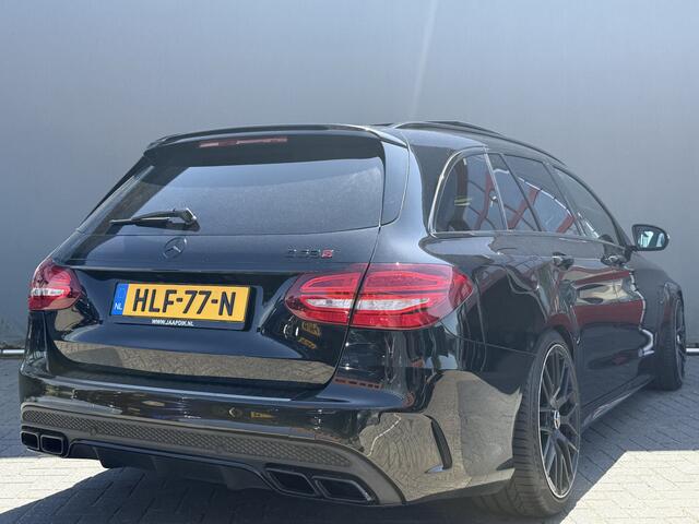 Mercedes-Benz C-KLASSE 63-AMG Estate BWJ 2017 476 PK AUTOMAAT | FULL LED | STOELVERW. | LEDER | ADAPTIVE CRUISE | ELEKTR. STOELEN | ELEKTR. ACHTERKLEP | NAVI | CLIMA | CRUISE | LMV | PDC