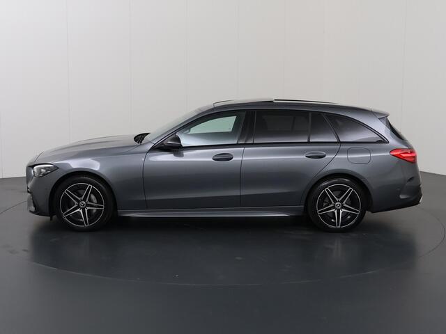 Mercedes-Benz C-KLASSE Estate 300 e AMG Line | Night | Panoramadak | Trekhaak | Stoelverwarming | Digital Light |