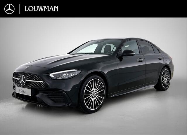 Mercedes-Benz C-KLASSE 300 e 140 Years Edition | Comfortpakket Plus | Nightpakket | Parkeerpakket met 360°-camera | Trekhaak | Middenconsole metaalstructuur | 19" multispaaks lichtmetalen AMG-velgen | Panoramaschuifdak |