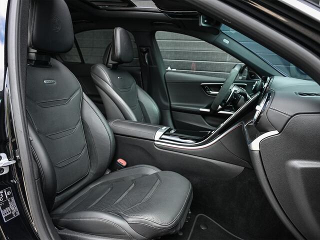 Mercedes-Benz C-KLASSE AMG 63 S E Performance | Achterasbesturing | Panoramadak | 360 Camera | Burmester | Memory seats | Carbon inleg | Ambiance interieur |