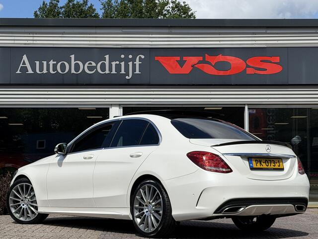 Mercedes-Benz C-KLASSE 180 | AMG-Line | Panodak | Leder | Trekhaak | NL auto!