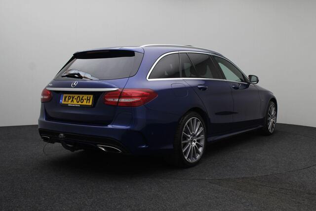 Mercedes-Benz C-KLASSE Estate 350 e Business Solution AMG 2017 | Airco | Trekhaak | Navigatie | Burmester Audio | Schuifkantel Dak | Stoelverwarming | DAB Radio | Achteruitrij Camera | Cruise Control | Boekjes
