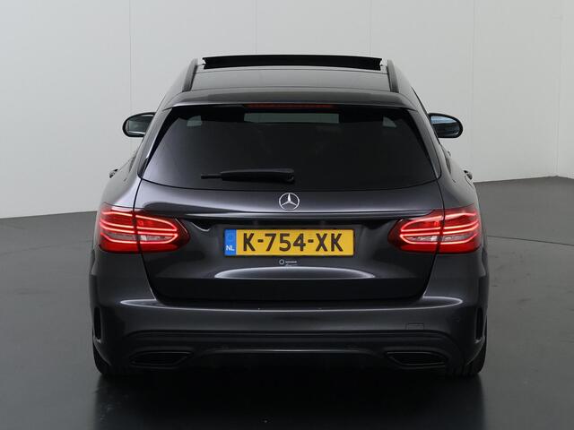 Mercedes-Benz C-KLASSE Estate 180 Business Solution AMG | Panoramadak | Night pakket | Trekhaak | Zadelbruin interieur |