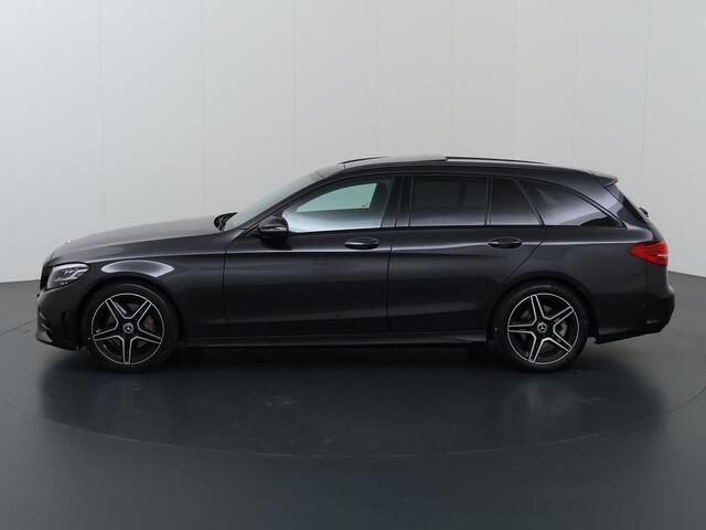 Mercedes-Benz C-KLASSE Estate 180 Business Solution AMG | Panoramadak | Night pakket | Trekhaak | Zadelbruin interieur |