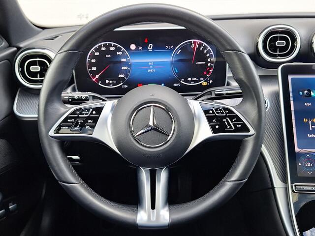 Mercedes-Benz C-KLASSE Estate 300 e Luxury Line | Panoramadak | Trekhaak Afneembaar | Achteruitrijcamera | Memory pakket | Dodehoekassistentie | Stoelverwarming | Sfeerverlichting | Elektrisch Bedienbare Achterklep