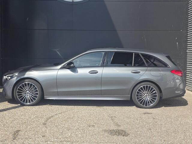 Mercedes-Benz C-KLASSE Estate 300 e Business Solution AMG Burmester Surround Sound| 360 graden camera | Digital light system | Panoramadak | Memory | Trekhaak