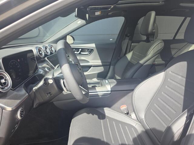 Mercedes-Benz C-KLASSE Estate 300 e Business Solution AMG Burmester Surround Sound| 360 graden camera | Digital light system | Panoramadak | Memory | Trekhaak
