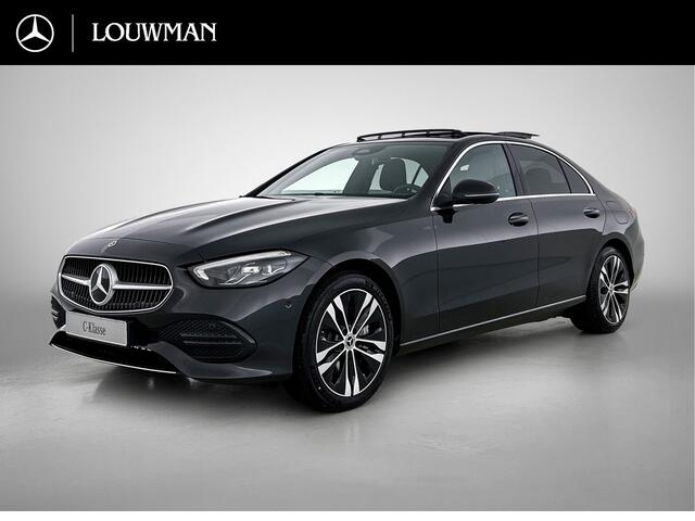 Mercedes-Benz C-KLASSE 300 e Business Solution Luxury | Winterpakket | Parkeerpakket | Trekhaak | Panoramaschuifdak | Warmtewerend, donkergetint glas | GUARD 360° Plus |