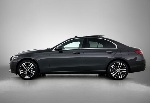 Mercedes-Benz C-KLASSE 300 e Business Solution Luxury | Winterpakket | Parkeerpakket | Trekhaak | Panoramaschuifdak | Warmtewerend, donkergetint glas | GUARD 360° Plus |