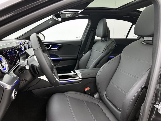 Mercedes-Benz C-KLASSE 300 e Business Solution Luxury | Winterpakket | Parkeerpakket | Trekhaak | Panoramaschuifdak | Warmtewerend, donkergetint glas | GUARD 360° Plus |