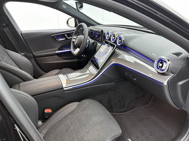 Mercedes-Benz C-KLASSE 300 e 140 Years Edition | Comfortpakket Plus | Nightpakket | Parkeerpakket met 360°-camera | Trekhaak | GUARD 360° Plus | Middenconsole metaalstructuur | Panoramaschuifdak | 19" multispaaks lichtmetalen AMG-velgen | GUARD 360° Plus |