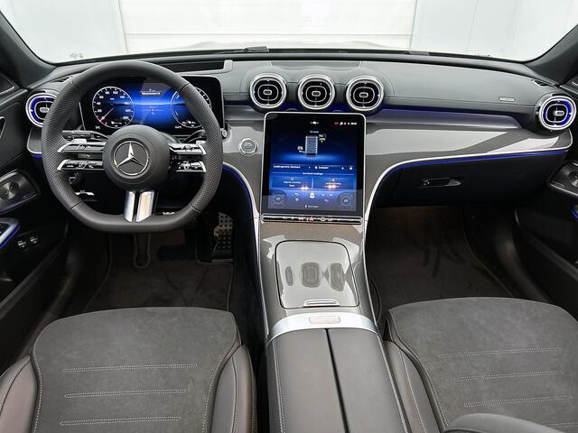 Mercedes-Benz C-KLASSE 300 e 140 Years Edition | AMG Line Premium Plus | Nightpakket | Trekhaak | Panoramaschuifdak | Middenconsole metaalstructuur | GUARD 360° Plus | Warmtewerend, donkergetint glas | Burmester® 3D surround sound system | 19" multispaaks lichtmetalen AMG-velgen |