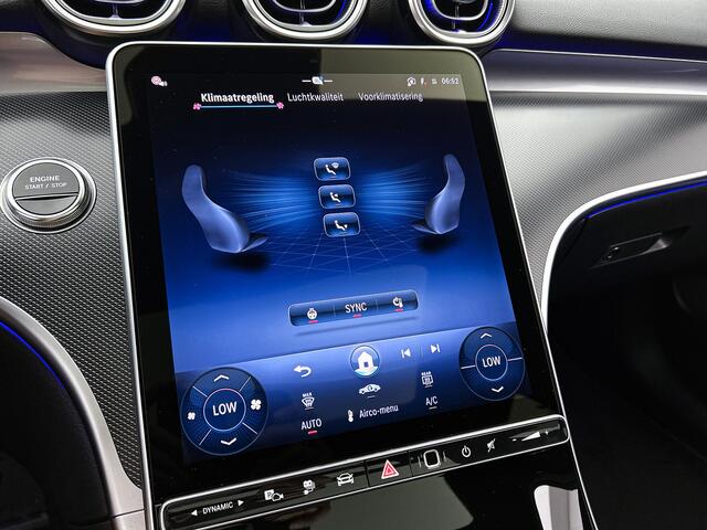 Mercedes-Benz C-KLASSE 300 e Business Solution Luxury | Winterpakket | Parkeerpakket | Trekhaak | Warmtewerend, donkergetint glas | Panoramaschuifdak | GUARD 360° Plus | 18 inch vijf-dubbelspaaks lichtmetalen velgen |
