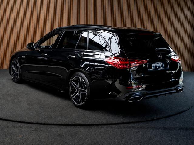 Mercedes-Benz C-KLASSE Estate 300e AMG Line Panodak Leer Distronic 360° Memory seats Digital Light Navi LED Nightpack PTS Ambient Elekt. achterklep Climate LM velgen BTW auto! SOH: 99,6%