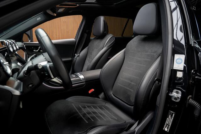 Mercedes-Benz C-KLASSE Estate 300e AMG Line Panodak Leer Distronic 360° Memory seats Digital Light Navi LED Nightpack PTS Ambient Elekt. achterklep Climate LM velgen BTW auto! SOH: 99,6%