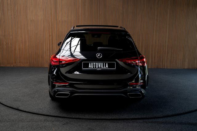 Mercedes-Benz C-KLASSE Estate 300e AMG Line Panodak Leer 360° Memory seats Navi LED Nightpack PTS Ambient Elekt. achterklep Climate LM velgen BTW auto! SOH: 99,7%