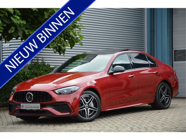 Mercedes-Benz C-KLASSE 400 e 4MATIC AMG Line PANORAMADAK | BURMESTER | HUD | DIGITAL LICHT | MEMORY | DASHCAM | KEYLESS | SFEERVERL | ENZ