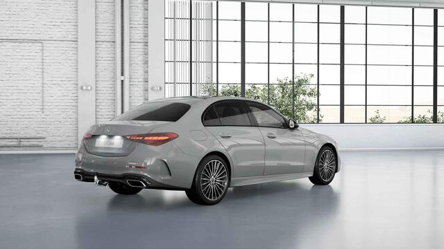 Mercedes-Benz C-KLASSE 300e 140 Years Edition | Panoramaschuifdak | Night Pakket | AMG-line | Alpine grijs |