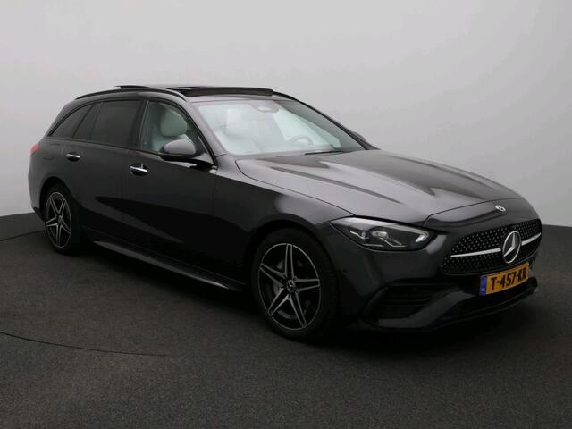 Mercedes-Benz C-KLASSE Estate 300 e AMG Plug-In Hybride AMG Line | Premium Plus | Night Pakket | Panorama Schuif-Kanteldak | Alarm | Inclusief 24 maanden MB Certified garantie voor Europa.