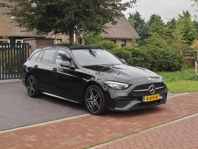Mercedes-Benz C-KLASSE Estate 300 e AMG Line | Panoramadak | Camera | Sfeerverlichting | Burmester | NL-Auto |