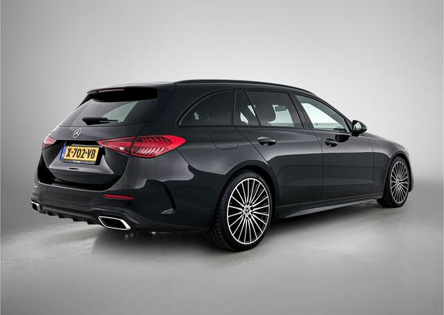 Mercedes-Benz C-KLASSE Estate 180 AMG Line | Amg In en Exterieur | Dodehoekassistent | Memory Seats | Night pakket | Inclusief 24 maanden Mercedes-Benz Certified garantie voor Europa.