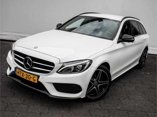 Mercedes-Benz C-KLASSE Estate 250 Aut. 211pk AMG-Line Trekhaak/ Head up/ Adapt. cruise/ Blindspot/ 360 Camera/ Navigatie/ Stoelverwarming
