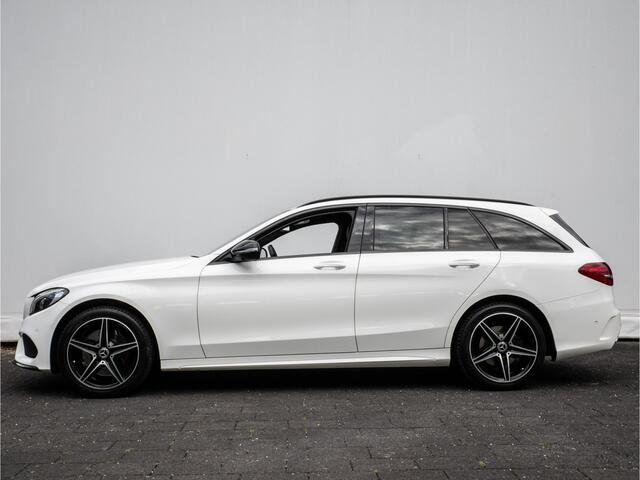 Mercedes-Benz C-KLASSE Estate 250 Aut. 211pk AMG-Line Trekhaak/ Head up/ Adapt. cruise/ Blindspot/ 360 Camera/ Navigatie/ Stoelverwarming