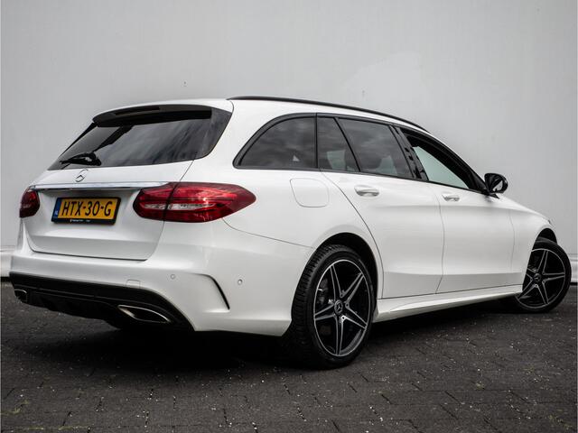 Mercedes-Benz C-KLASSE Estate 250 Aut. 211pk AMG-Line Trekhaak/ Head up/ Adapt. cruise/ Blindspot/ 360 Camera/ Navigatie/ Stoelverwarming