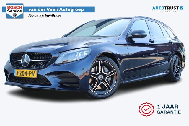 Mercedes-Benz C-KLASSE Estate 300 e Business Solution AMG Limited | Incl. 12 maanden garantie | Apple CarPlay | 360° camera | Sportstoelen met verwarming | Alcantara | DAB | Draadloos laden | Zwarte hemel | Elektrische Achterklep | Cruise control |