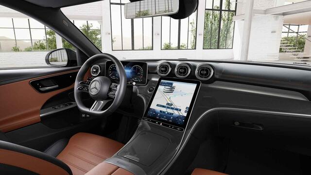 Mercedes-Benz C-KLASSE Break C 300 e T Autom. mit EQ Hybrid Tech | AMG | Panoramadak | Digital Light | Headup | Stoelverwarming | Distronic |