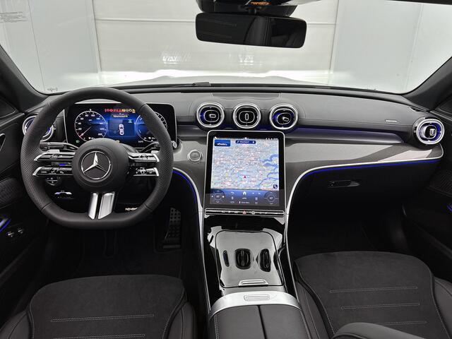 Mercedes-Benz C-KLASSE 300 e 140 Years Edition | Comfortpakket Plus | Nightpakket | Winterpakket | Parkeerpakket met 360°-camera | Panoramaschuifdak | 360° camera | DISTRONIC | GUARD 360° Plus | 19" multispaaks lichtmetalen AMG-velgen |