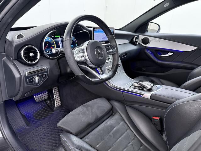 Mercedes-Benz C-KLASSE Estate 300De Diesel Hybride 306pk - 700Nm! AUT-9 AMG Limited Trekhaak Apple Carplay Android Auto Elek.Stoelen+Verwarmd Navi Ecc Camera Pdc SOH 97% Solution Business Elek.Achterklep Led Privacy Glas Lmv 18" Night-pakket 1800kg trekvermogen!