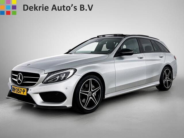Mercedes-Benz C-KLASSE Estate 160 Amg Line / Panoramadak / Nightpakket / Leder / Pdc.+Camera / Airco-ecc. / Cruise-ctr. / Apk 11-2026