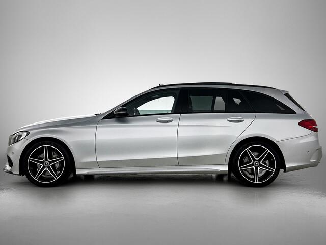 Mercedes-Benz C-KLASSE Estate 160 Amg Line / Panoramadak / Nightpakket / Leder / Pdc.+Camera / Airco-ecc. / Cruise-ctr. / Apk 11-2026