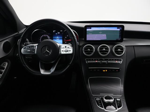 Mercedes-Benz C-KLASSE 180 AMG-LINE AUT. FACELIFT + AFN. TREKHAAK | BREEDBEELD NAVI | STOELVERW. | CAMERA