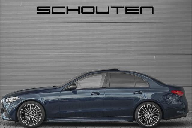 Mercedes-Benz C-KLASSE 200 Launch Edition AMG Line Pano Trekhaak Camera Stoelverw