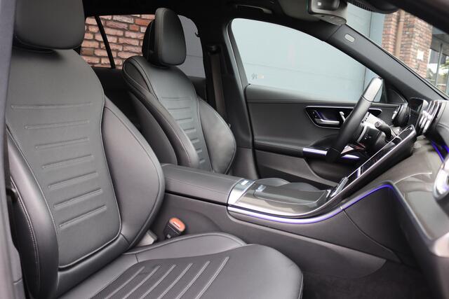 Mercedes-Benz C-KLASSE Estate 300 e AMG Line | Panoramadak | Burmester | Distronic | Memory | Leder | Trekhaak | Digital Light | HUD | Surround Camera |